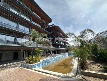 Квартира 1+1, 45 м² с видом на море и крепость в стильном клубном комплексе в центре Аланьи-id-9565-фото-1