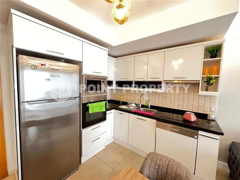 Квартира 1+1 площадью 75 м² с видом на море и крепость в районе Джикджилли-id-9570-фото-4