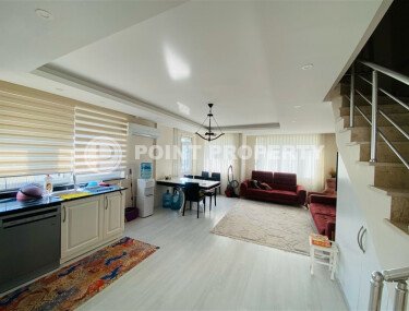 Двухуровневая вилла 2+1, 120 м² в районе Джикджилли – в комплексе с бассейном, сауной и теннисным кортом.-id-9584-фото-4