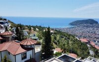 Panoramic triplex villa 250 m² with furniture, sea and Kale views in Bektas area, Alanya-id-9590-photo-2