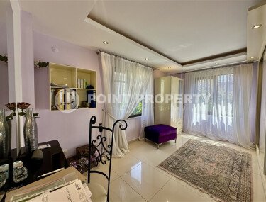 Панорамная триплекс-вилла 250 м² с мебелью, видом на море и Кале в районе Бекташ, Аланья-id-9590-фото-4