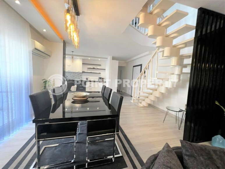 Просторный садовый дуплекс 4+1, 200 м², район Джикджилли, подходит под ВНЖ и гражданство-id-9600-фото-6