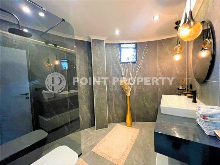 Просторный садовый дуплекс 4+1, 200 м², район Джикджилли, подходит под ВНЖ и гражданство-id-9600-фото-13