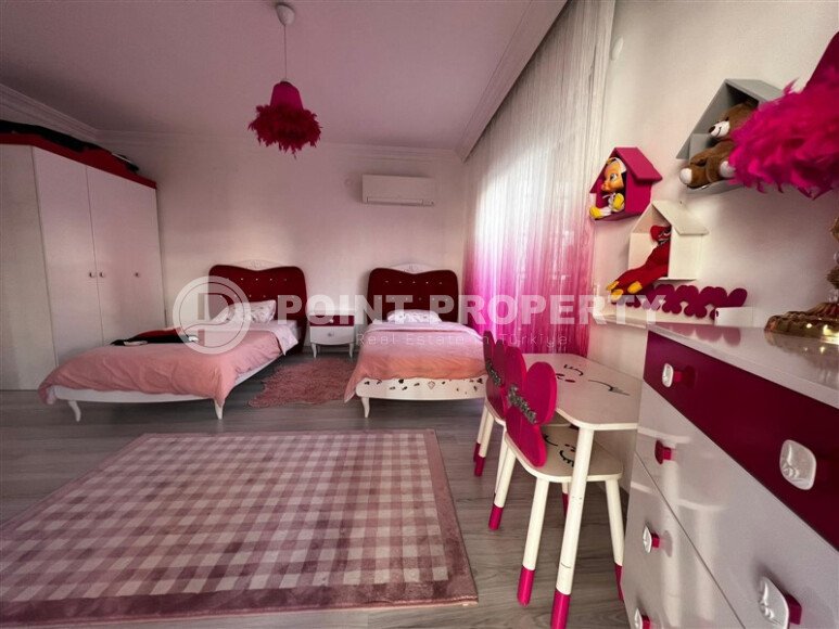 Просторный садовый дуплекс 4+1, 200 м², район Джикджилли, подходит под ВНЖ и гражданство-id-9600-фото-21