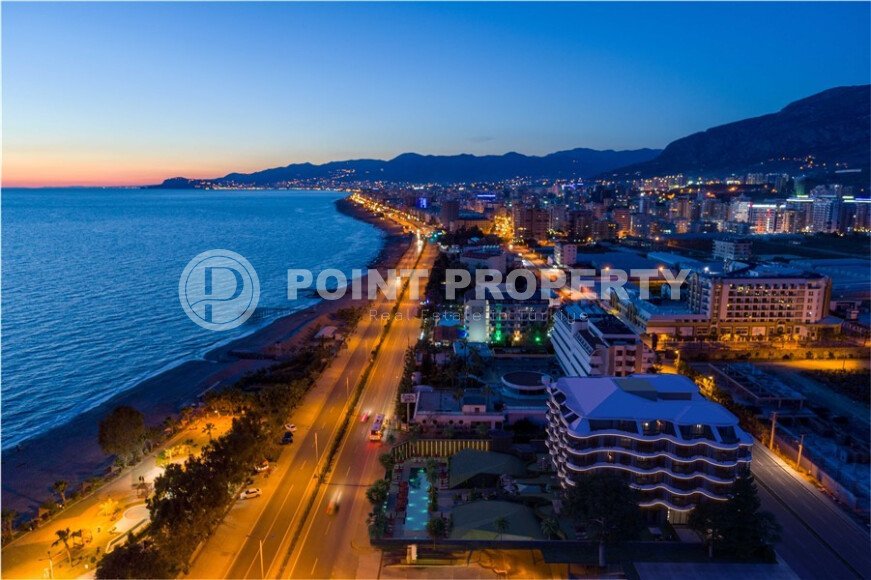 1+1 apartment with sea view in a complex on the first line in Kargicak-id-9601-photo-4