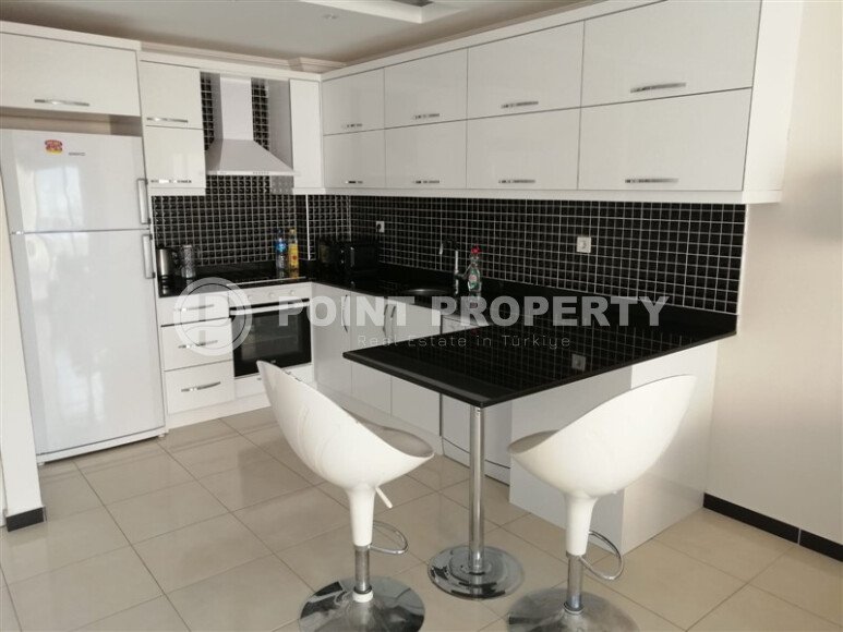 Furnished apartment 55 m² with sea and Calais view in Kestel area-id-9603-photo-3