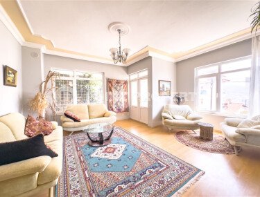 Солнечная квартира 110 м² с отдельной кухней в центре Аланьи, район Кале рядом с морем-id-9618-фото-3