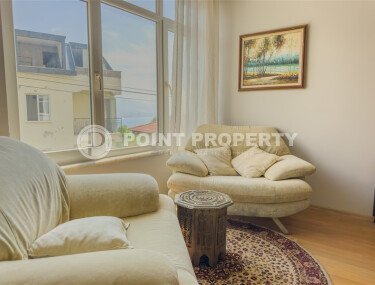 Солнечная квартира 110 м² с отдельной кухней в центре Аланьи, район Кале рядом с морем-id-9618-фото-3