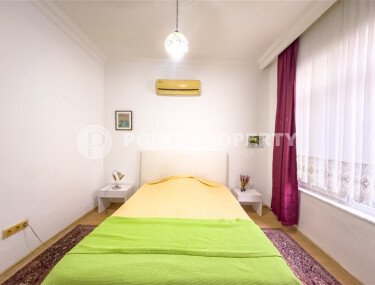 Солнечная квартира 110 м² с отдельной кухней в центре Аланьи, район Кале рядом с морем-id-9618-фото-5