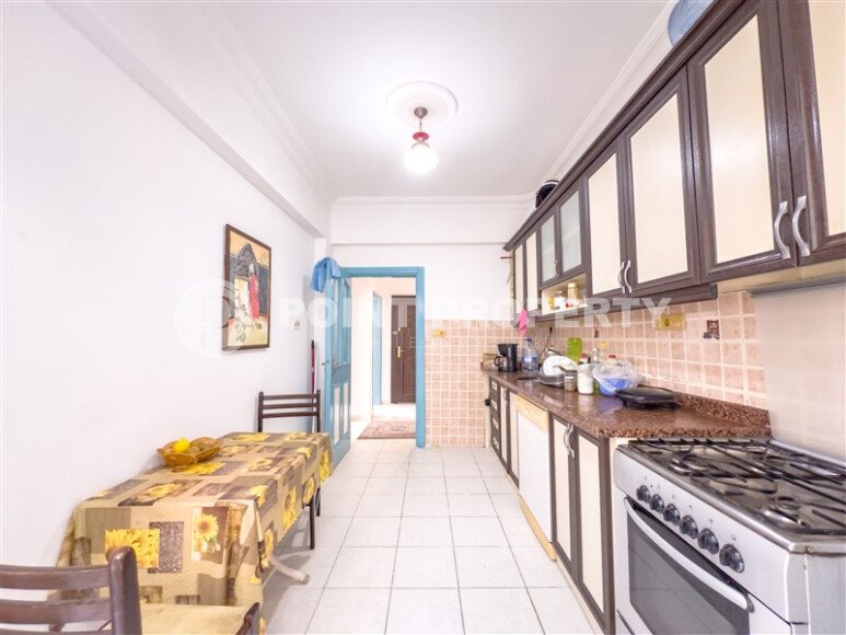 Солнечная квартира 110 м² с отдельной кухней в центре Аланьи, район Кале рядом с морем-id-9618-фото-8