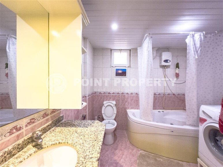 Солнечная квартира 110 м² с отдельной кухней в центре Аланьи, район Кале рядом с морем-id-9618-фото-9