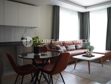 Стильная квартира 50 м² в центре Аланьи недалеко от пляжа Клеопатры в современном комплексе-id-9619-фото-2