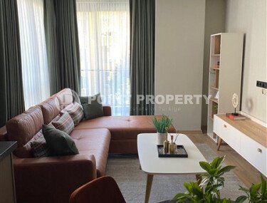 Стильная квартира 50 м² в центре Аланьи недалеко от пляжа Клеопатры в современном комплексе-id-9619-фото-4