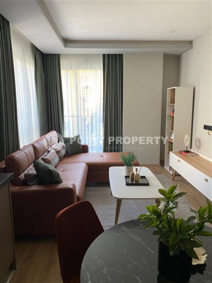 Стильная квартира 50 м² в центре Аланьи недалеко от пляжа Клеопатры в современном комплексе-id-9619-фото-4