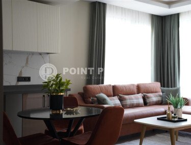 Стильная квартира 50 м² в центре Аланьи недалеко от пляжа Клеопатры в современном комплексе-id-9619-фото-5