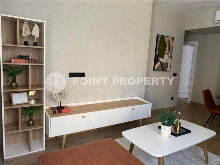 Стильная квартира 50 м² в центре Аланьи недалеко от пляжа Клеопатры в современном комплексе-id-9619-фото-14