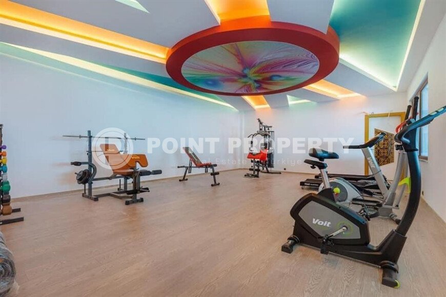 Уютная квартира 1+1 с видом на средиземное море в районе Оба.-id-9623-фото-9