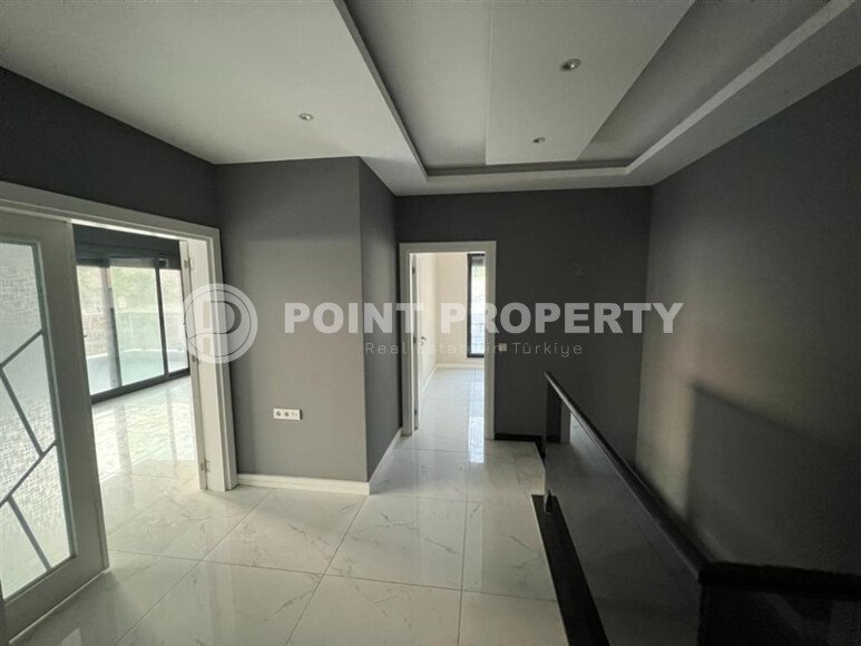 Садовый дуплекс 250 м² с панорамным видом на море и город в Бекташ, Аланья-id-9625-фото-2