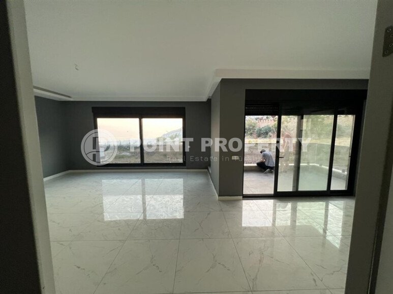 Садовый дуплекс 250 м² с панорамным видом на море и город в Бекташ, Аланья-id-9625-фото-4