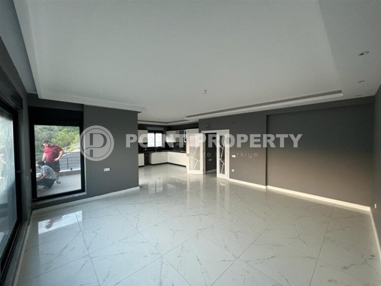 Садовый дуплекс 250 м² с панорамным видом на море и город в Бекташ, Аланья-id-9625-фото-14