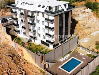 Уютная квартира 1+1 с видом на море в центральной части Алании-id-9626-фото-1