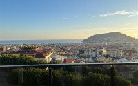 Panoramic duplex 150 m² in the center of Alanya - Kucukhasabahce district with sea and city view-id-9627-photo-1