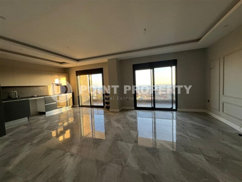 Panoramic duplex 150 m² in the center of Alanya - Kucukhasabahce district with sea and city view-id-9627-photo-3