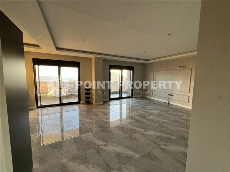 Панорамный дуплекс 150 м² в центре Аланьи - районе Кючюкхасабахче с видом на море и город-id-9627-фото-4