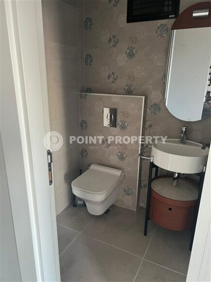 Панорамный дуплекс 150 м² в центре Аланьи - районе Кючюкхасабахче с видом на море и город-id-9627-фото-12