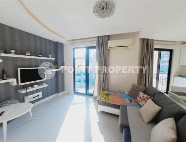 Меблированный дуплекс 2+1, 100 м² в центре Аланьи с отельной инфраструктурой в районе пляжа Клеопатра-id-9630-фото-2
