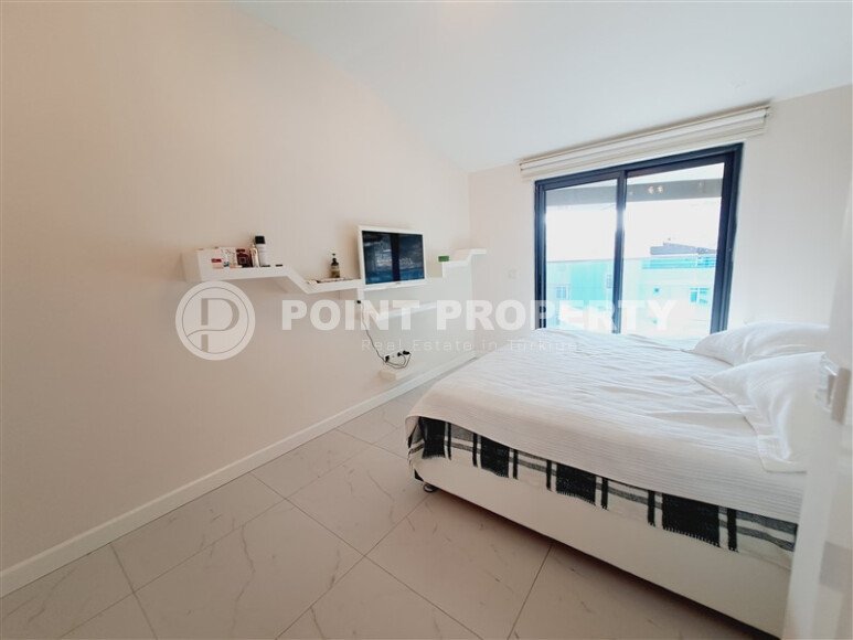 Furnished duplex 2+1, 100 m² in the center of Alanya with hotel infrastructure in the Cleopatra beach area-id-9630-photo-9