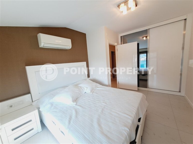 Furnished duplex 2+1, 100 m² in the center of Alanya with hotel infrastructure in the Cleopatra beach area-id-9630-photo-10