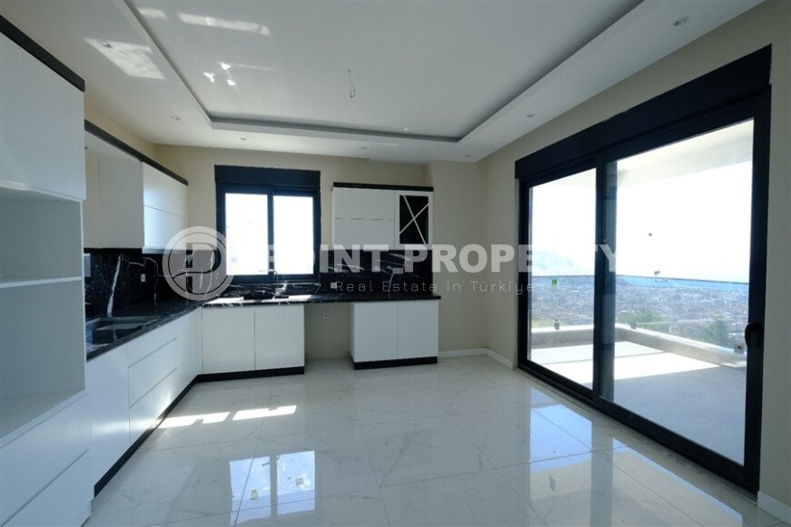 Panoramic duplex 250 m² with sea views in the Bektas area in a low-rise villa complex-id-9639-photo-3
