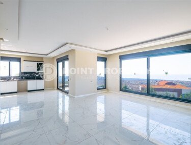 Панорамный дуплекс 250 м² с видом на море в район Бекташ в малоэтажном комплексе типа вилл-id-9639-фото-4