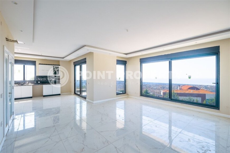 Panoramic duplex 250 m² with sea views in the Bektas area in a low-rise villa complex-id-9639-photo-4