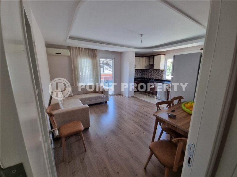 Меблированный дуплекс 100 м² в районе Джикджилли с частичным видом на море-id-9640-фото-3