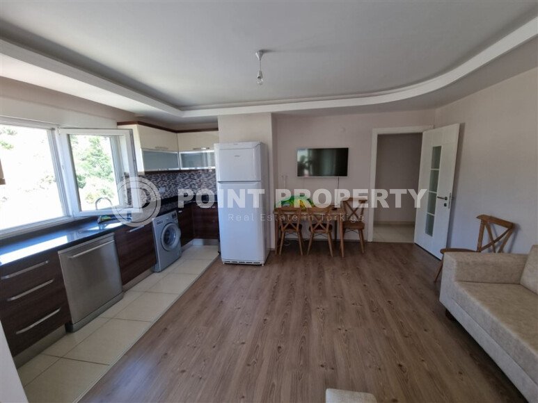 Меблированный дуплекс 100 м² в районе Джикджилли с частичным видом на море-id-9640-фото-4