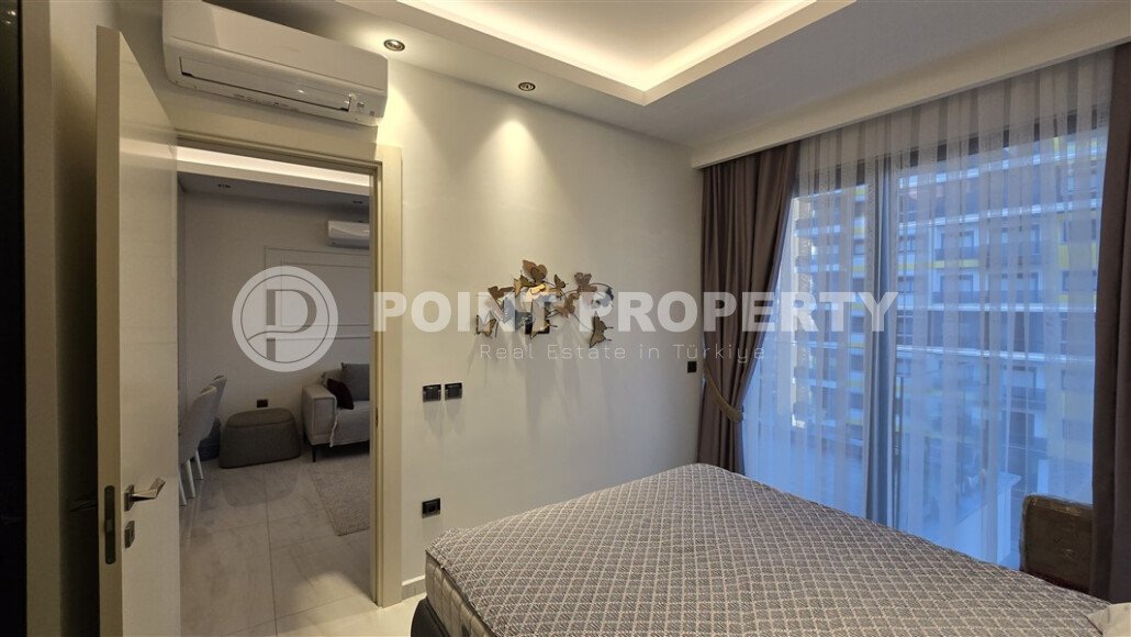 Современная квартира 60 м² в Махмутларе на первой линии с мебелью и видом на горы-id-9645-фото-7