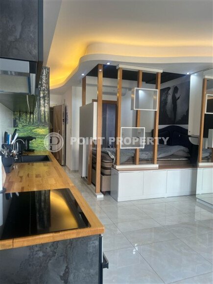 Меблированная и полностью оснащенная техникой, студия в комплексе на первой береговой линии.-id-9655-фото-9