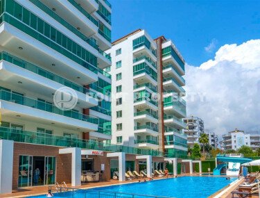 Элегантная квартира, 103 м², район Тосмур в комплексе отельного типа, недалеко от моря-id-9663-фото-1