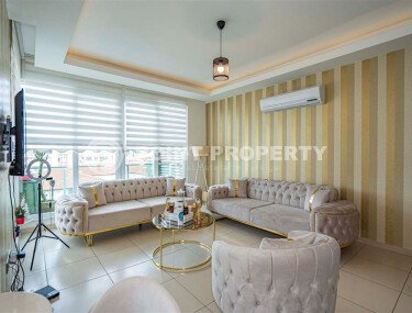 Элегантная квартира, 103 м², район Тосмур в комплексе отельного типа, недалеко от моря-id-9663-фото-2