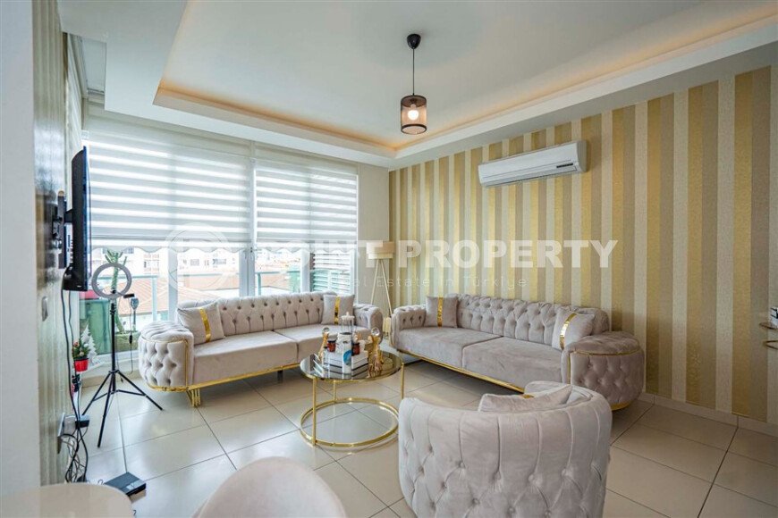 Элегантная квартира, 103 м², район Тосмур в комплексе отельного типа, недалеко от моря-id-9663-фото-2