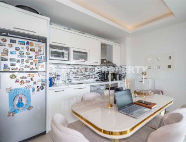 Элегантная квартира, 103 м², район Тосмур в комплексе отельного типа, недалеко от моря-id-9663-фото-3