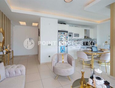 Элегантная квартира, 103 м², район Тосмур в комплексе отельного типа, недалеко от моря-id-9663-фото-4