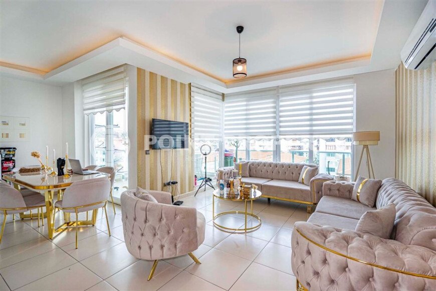 Элегантная квартира, 103 м², район Тосмур в комплексе отельного типа, недалеко от моря-id-9663-фото-5