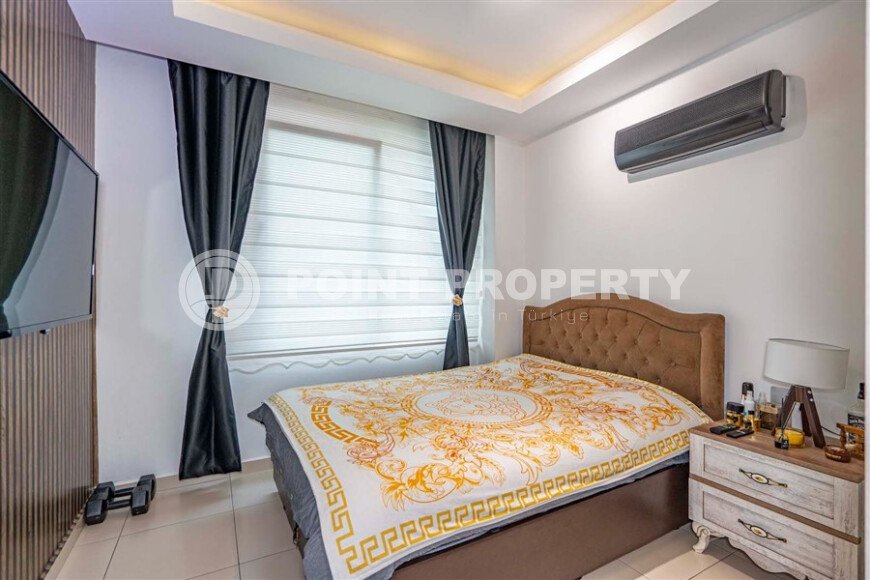 Элегантная квартира, 103 м², район Тосмур в комплексе отельного типа, недалеко от моря-id-9663-фото-7