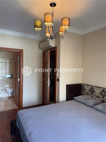 Просторная меблированная квартира 2+1, 120 м² в центре Аланьи у моря, в комплексе с богатой инфраструктурой и большой территорией.-id-9670-фото-7