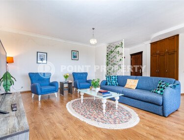 Cozy apartment 110 m² in the Tosmur area with a residence permit, partial sea view-id-9685-photo-1