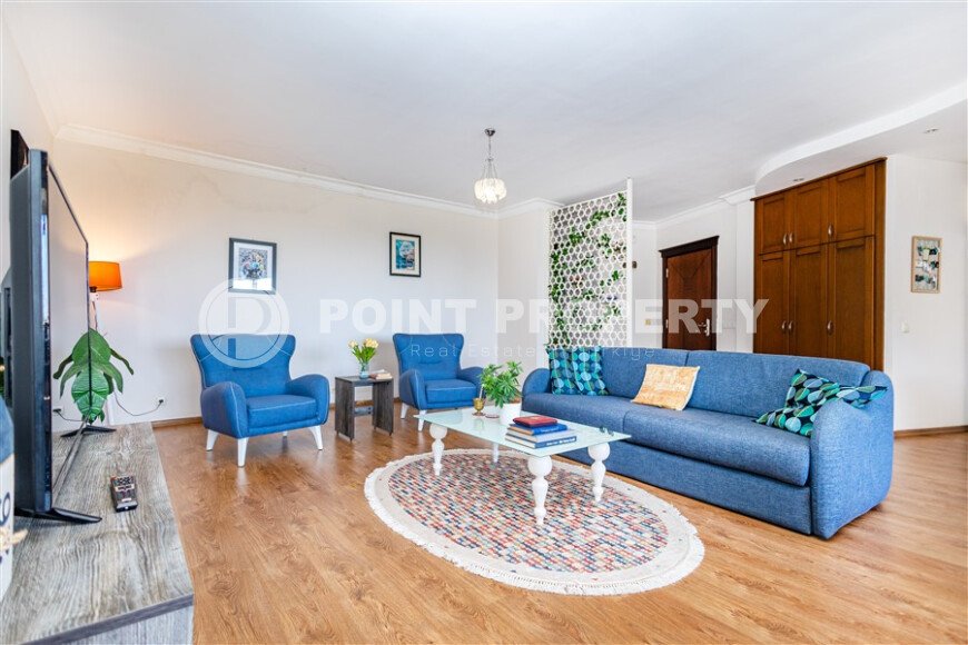 Cozy apartment 110 m² in the Tosmur area with a residence permit, partial sea view-id-9685-photo-1