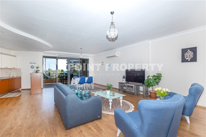 Cozy apartment 110 m² in the Tosmur area with a residence permit, partial sea view-id-9685-photo-3